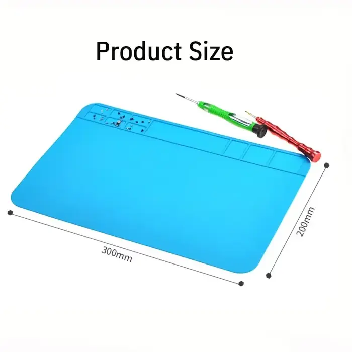 Tapis de réparation en silicone imperméable pour carte mère