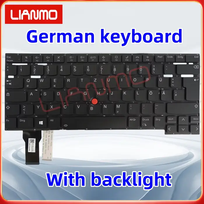 Clavier rétroéclairé pour ordinateur portable Lenovo Thinkpad T14s Gen2 P1 Gen4 X1 Extreme Hermit 4th 2021