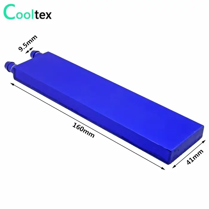 Bloc d'eau liquide de refroidissement de nuit en aluminium