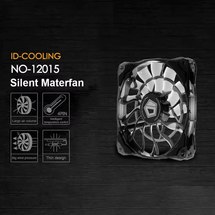 Ventilateur de refroidissement de châssis ID-COOLING 12 cm