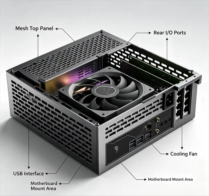 Boîtier PC Mini ITX A24-V5 5L
