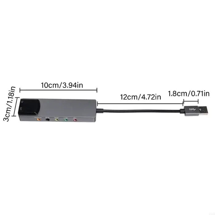 Carte son externe USB avec entrées microphones