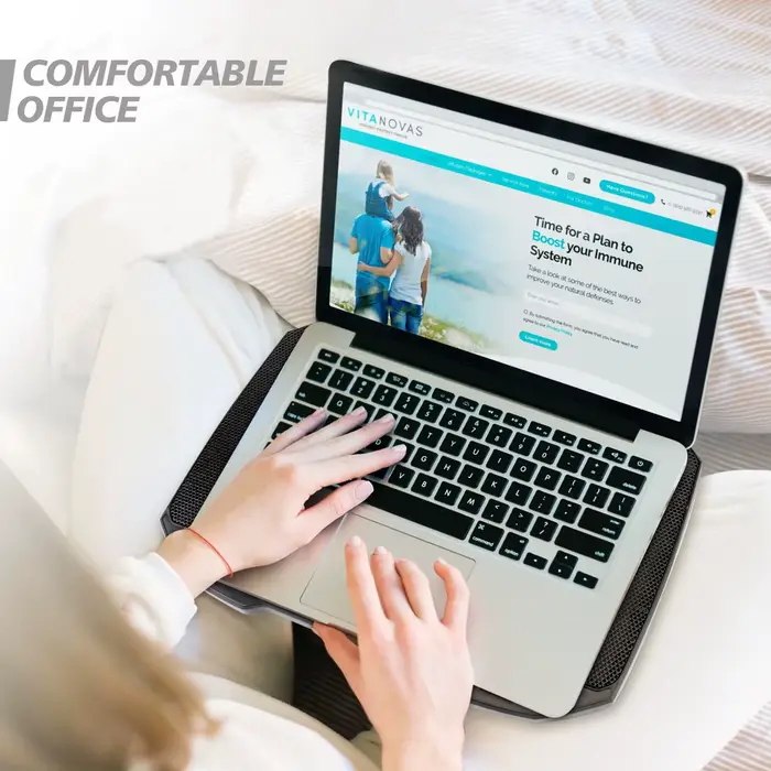 COOLCOLD Support de refroidissement pour ordinateur portable de 12 à 17 pouces