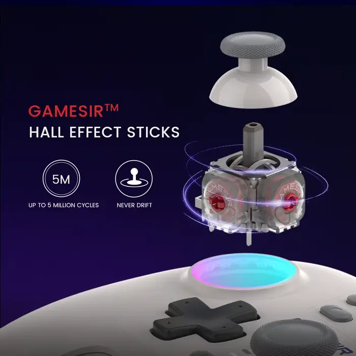 GameSir Nova contrôleur de commutateur sans fil manette Bluetooth avec effet Hall pour Nintendo Swit
