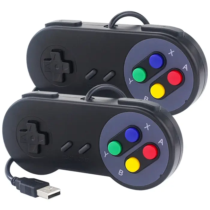 2 pièces manette de jeu USB