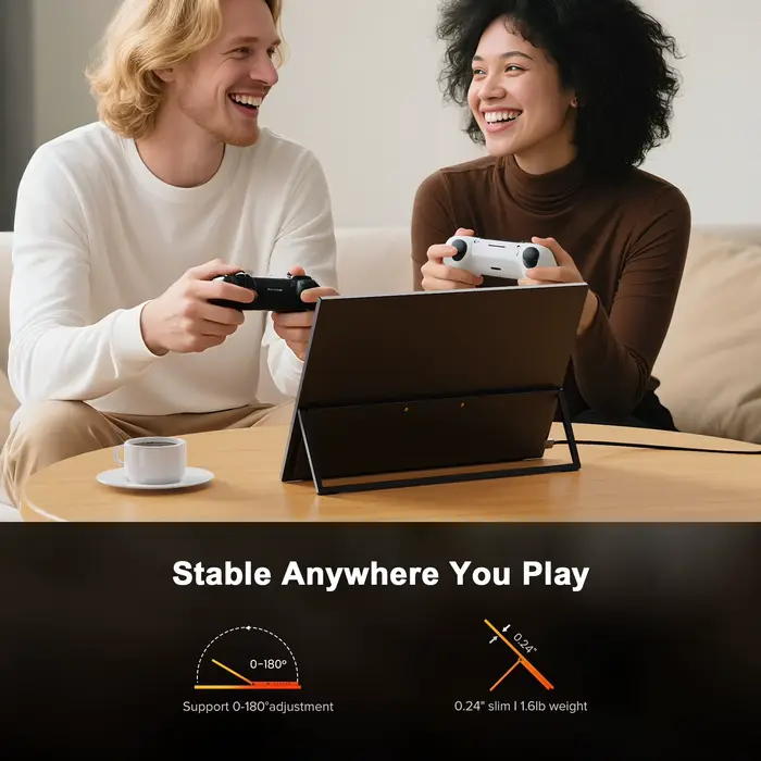 UPERFECT UGame J5 2.5K 240 Hz Moniteur de jeu 16" Écran portable 100 % sRGB avec HDMI USB C HDR Freesync pour PS5 Steam