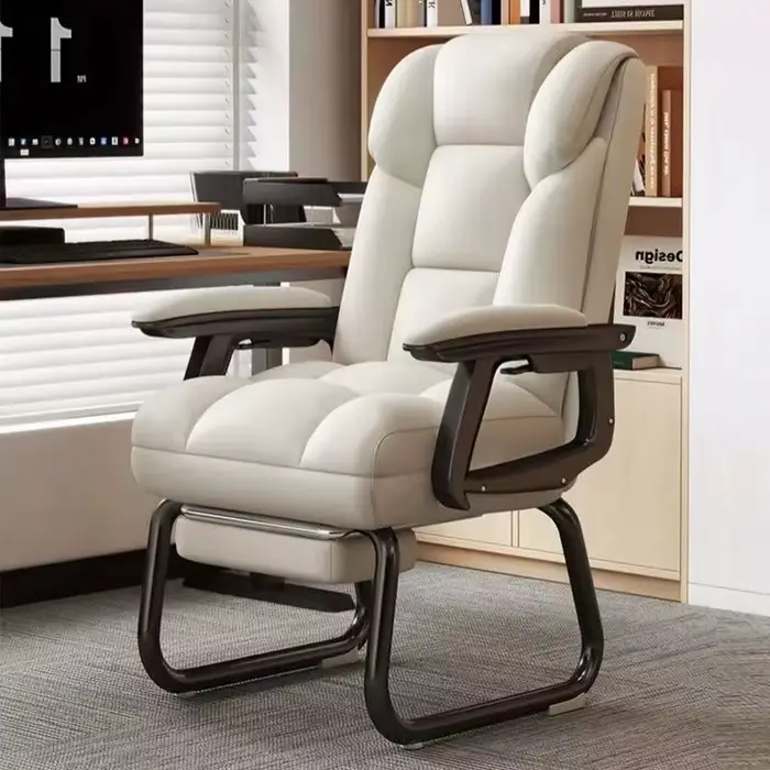 Chaise De Bureau De jeu blanche