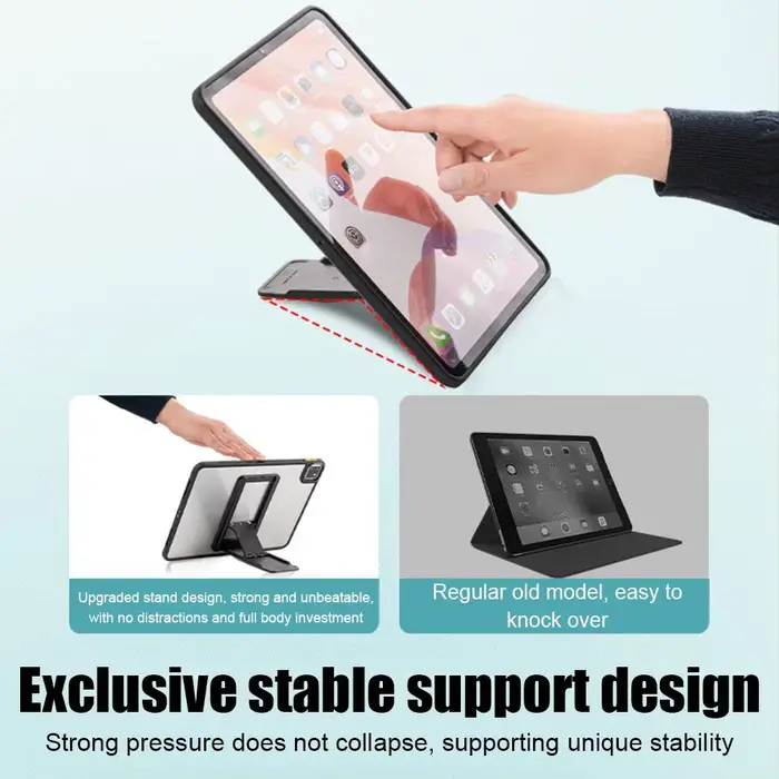 Support de tablette portable avec angle de stockage pliable