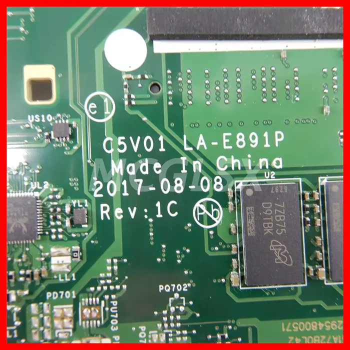 Carte mère LA-E891P pour ordinateur portable Acer Aspire A315-53 A315-53G A515-51 A515-51G