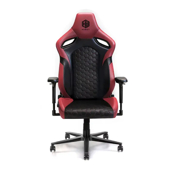 Chaise de bureau ergonomique pour gamer avec revêtement en cuir PU