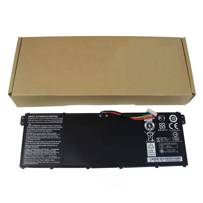 Batterie d'ordinateur portable AC14B8K 15.2V 3220mAh pour Acer Aspire 5 AN515-51 AN515-52 AN515-53 V3-371 V3-111 ES1-111 ES1-512 R3-131T R5-471T