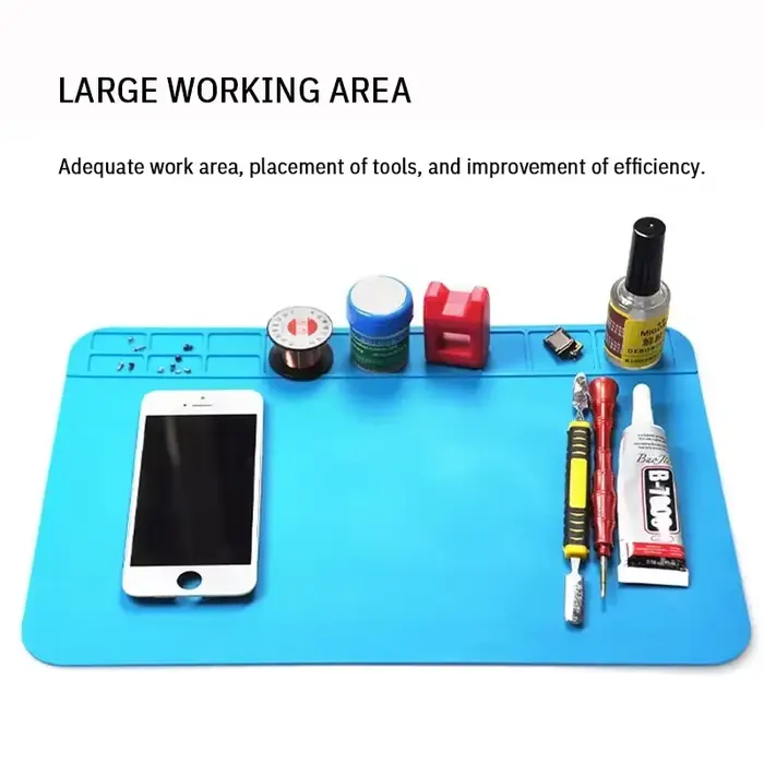 Tapis de réparation en silicone imperméable pour carte mère