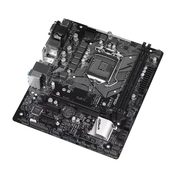 ASRock B460M-HDV carte mère Intel B460 LGA1200 10th Gen Core i9/i7/i5/i3 DDR4 128GB USB3.2 Gen1 SATA3 M.2 PCIe3.0