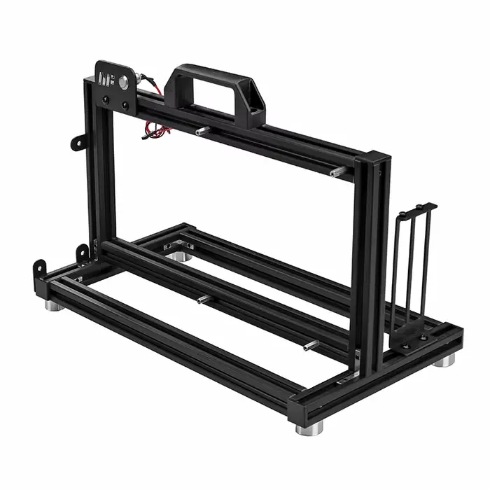 METALFISH Boîtier ITX A4 en aluminium à cadre ouvert