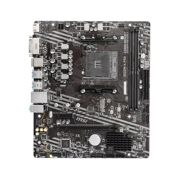 Carte mère MSI A520M-A PRO compatible avec les processeurs Ryzen 5 5600G