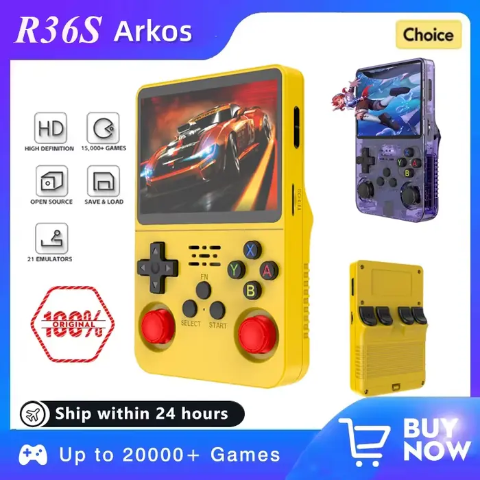 Console de jeu portable R36S