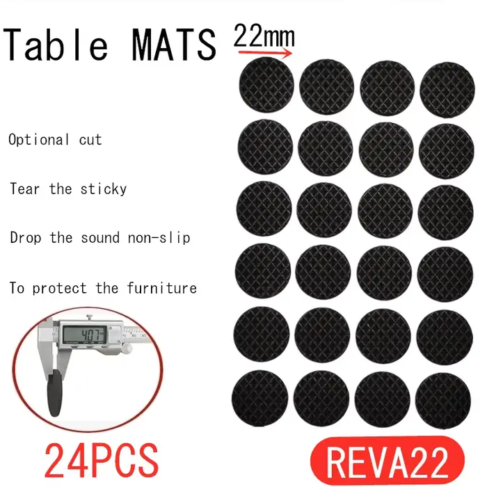 Coussinets en caoutchouc pour pieds de chaise, 1-24 pièces, tapis antidérapant, amortisseur de pare-