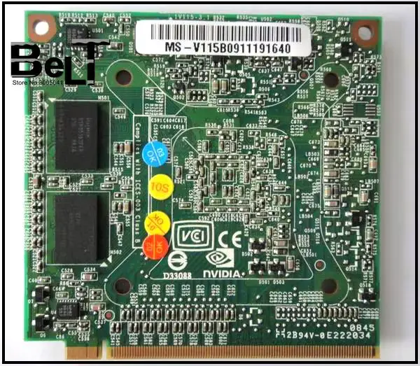 9300M GS 9300MGS MXM II DDR2 256MB carte vidéo de fouille G98-630-U2 pour Acer Aspire 4730 4930 5930 6930 4630 7730
