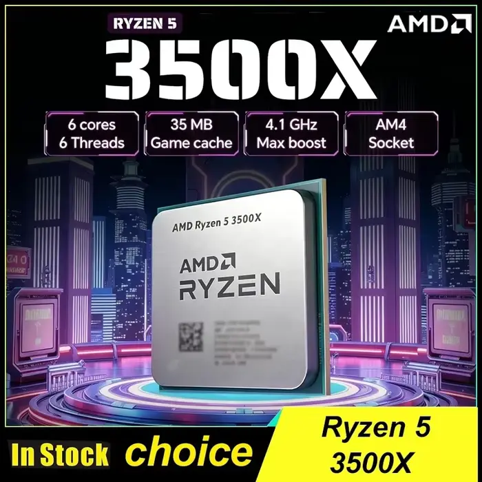 Choix Populaire : Processeur Gaming AMD Ryzen 5 3500X R5
