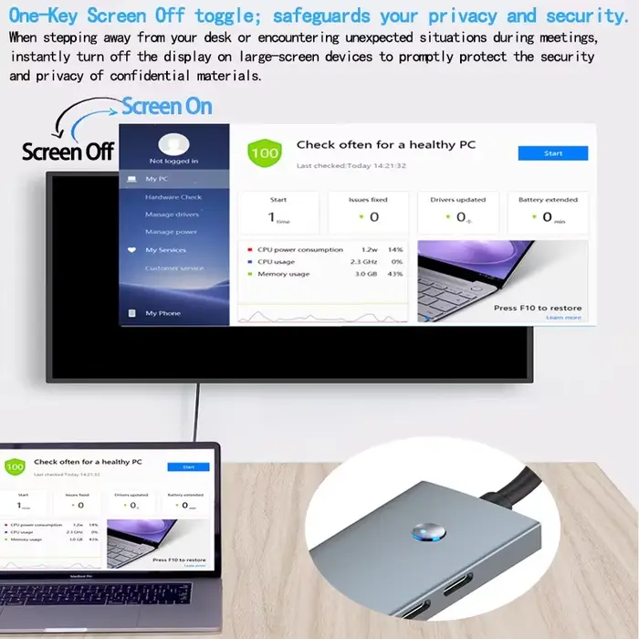 Répartiteur USB C HUB Type C Thunderbolt 3