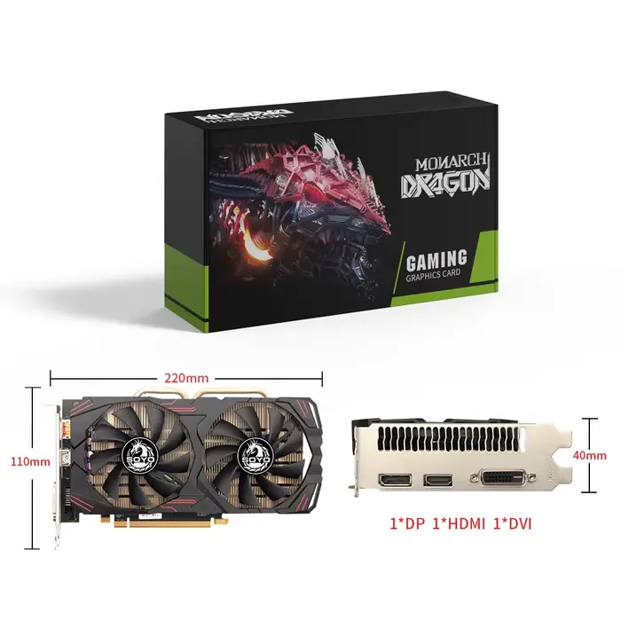 Cartes graphiques AMD SOYO Radeon RX580 8G GDDR5