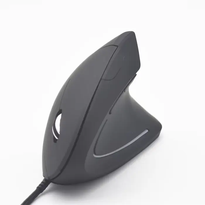 Souris optique filaire verticale ergonomique de rvb de main droite pour le jeu sain de PC