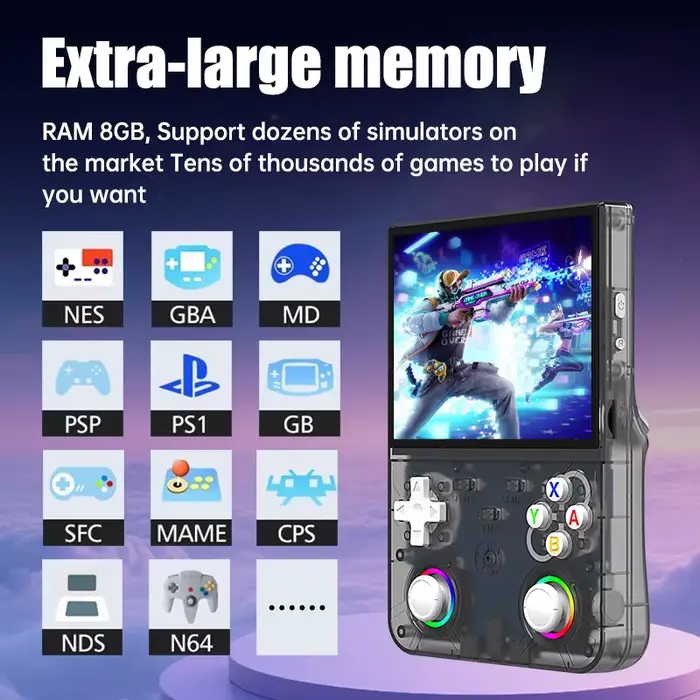 Console de jeu portable R36 Ultra X – Écran HD 4
