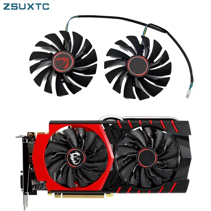 Ventilateur de refroidissement de carte vidéo PLD10010S12HH, pour gelée GTX970 GeForce GTX 970 GAMIN