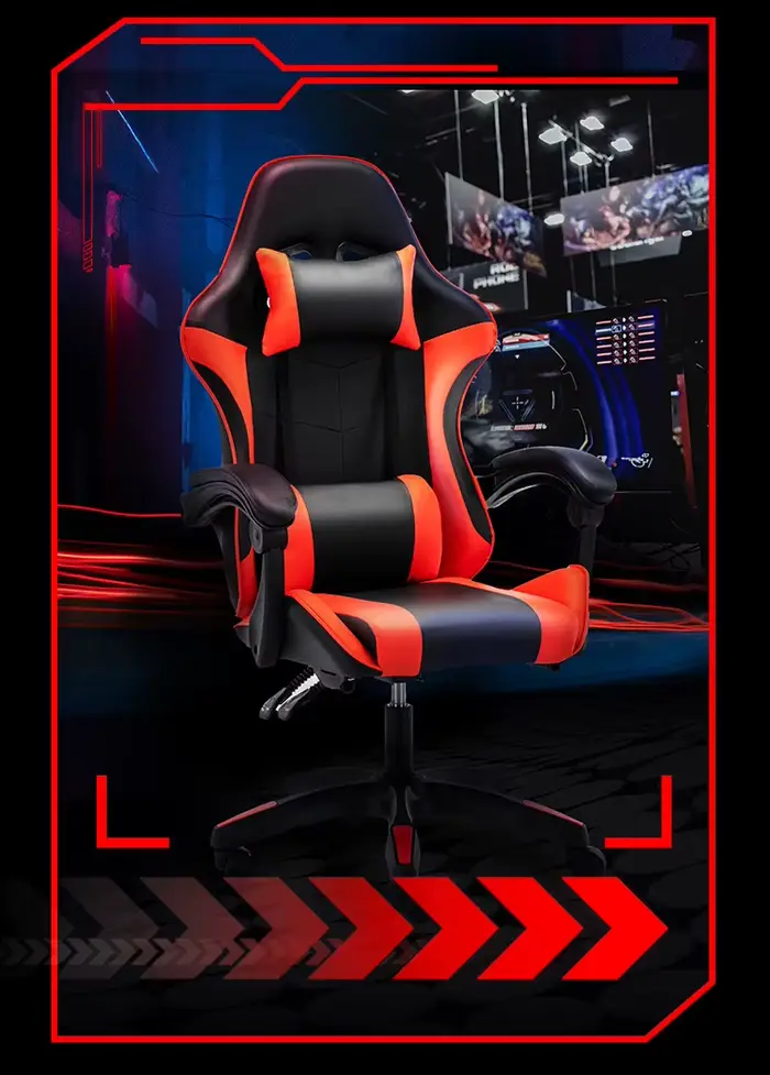 Une chaise de jeu ergonomique pour ordinateur