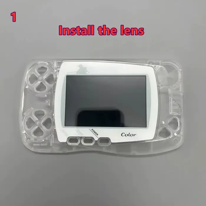 Kit d'écran LCD IPS avec rétroéclairage et luminosité réglables pour console de jeu Bandai Wonder Swan Color WSC. Pas besoin de couper la coquille