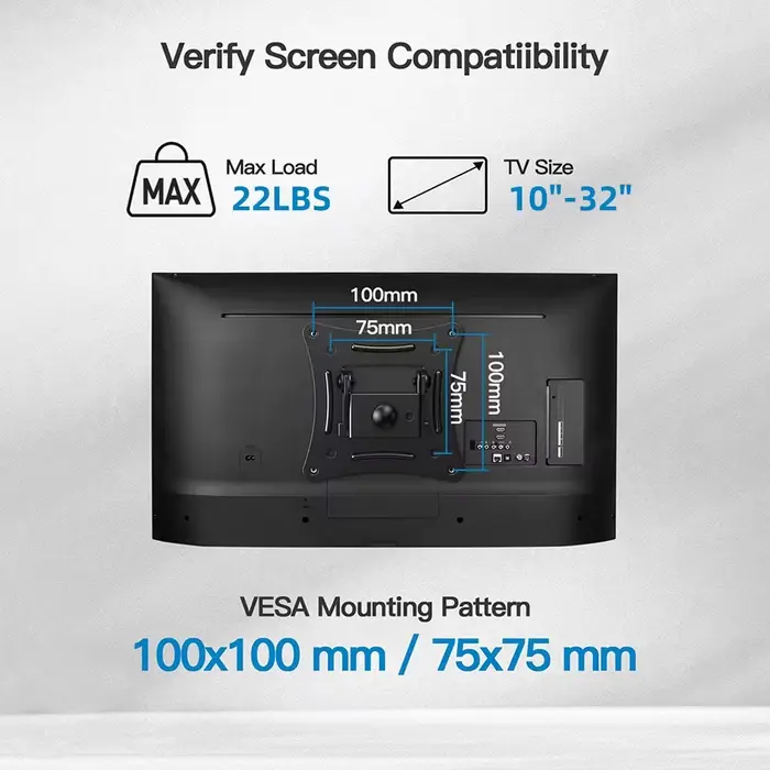 Moniteur TV Supports TV LCD LED Support de montage mural