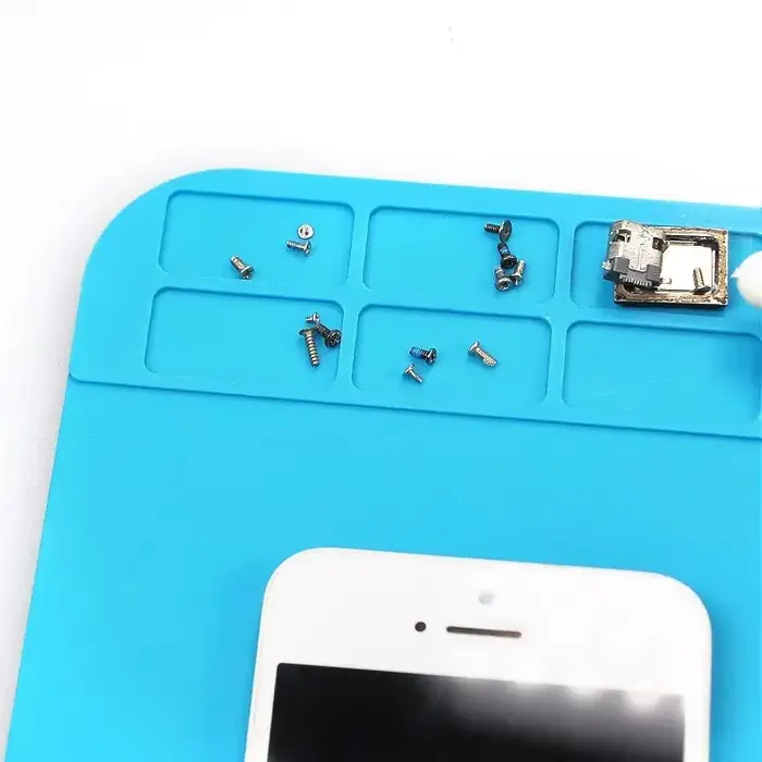 Tapis de réparation en silicone imperméable pour carte mère