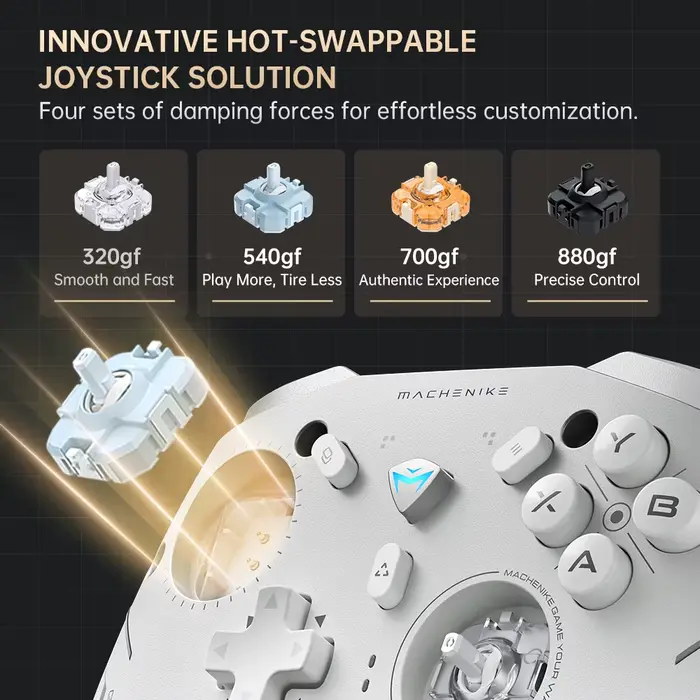 Manette de jeu sans fil Machenike G5Pro V2 pour PC/NS/Mobile