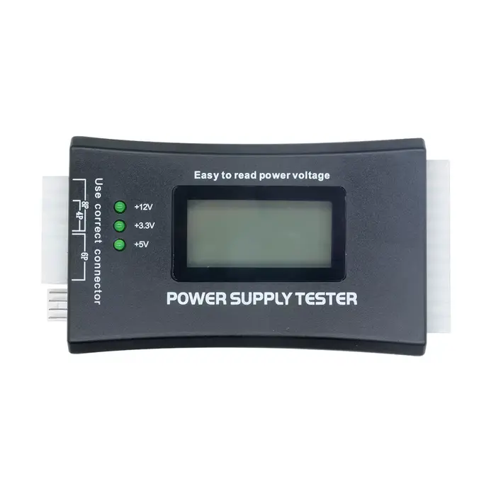 Testeur d'alimentation LCD numérique pour ordinateur PC, 20/24 broches, contrôle de la Source Atx, o