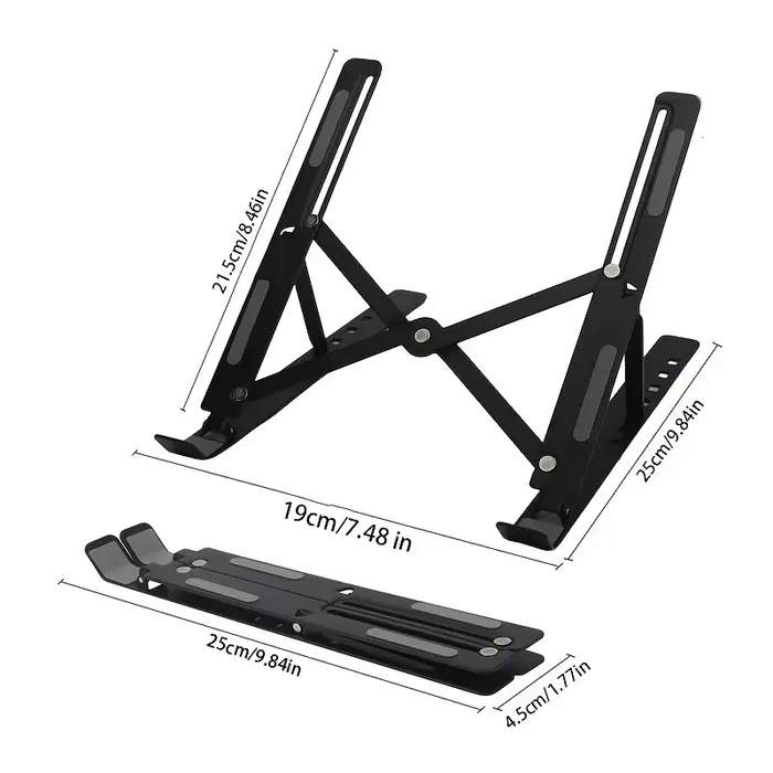 Support pour ordinateur portable, support pliable réglable pour ordinateur portable, support portabl