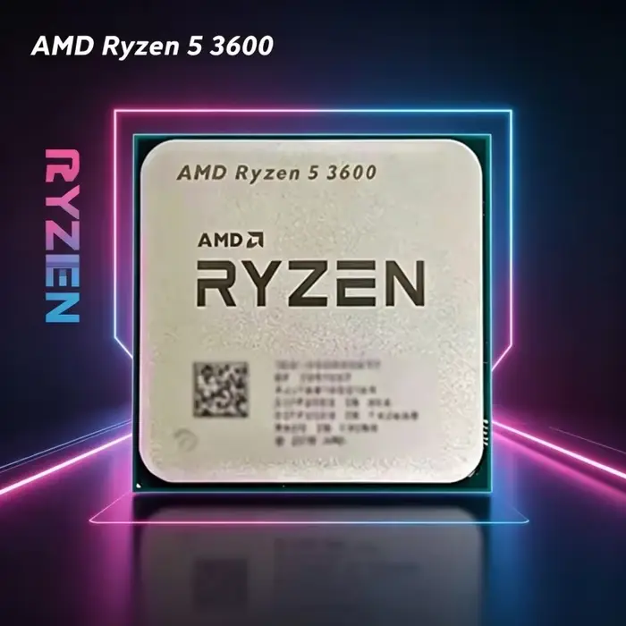 Processeur de bureau AMD haute performance AMD R5 3600, 6 cœurs, 12 threads, overclockable, 4,4 GHz,