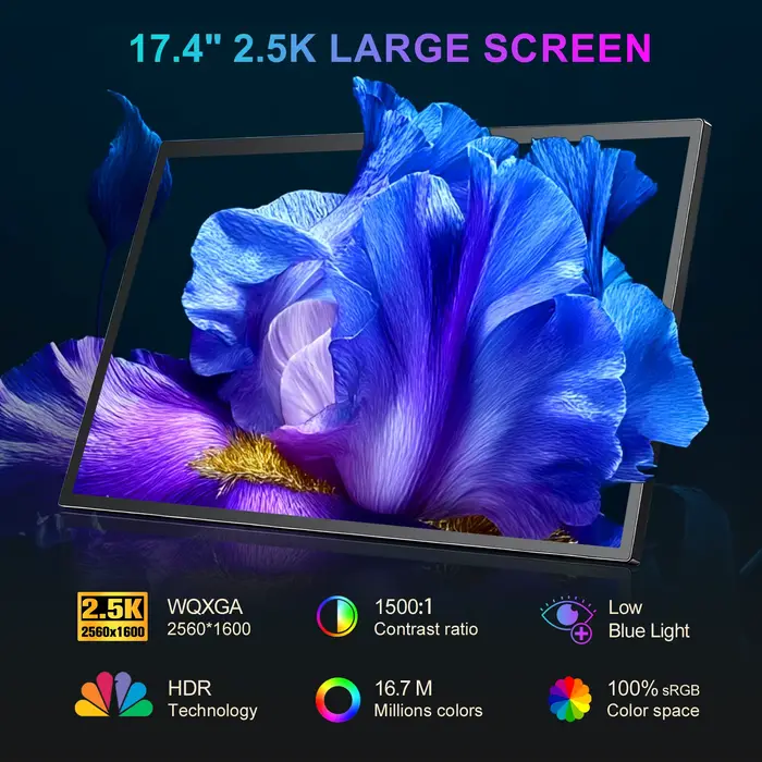 Moniteur portable MISSUN à écran tactile 17