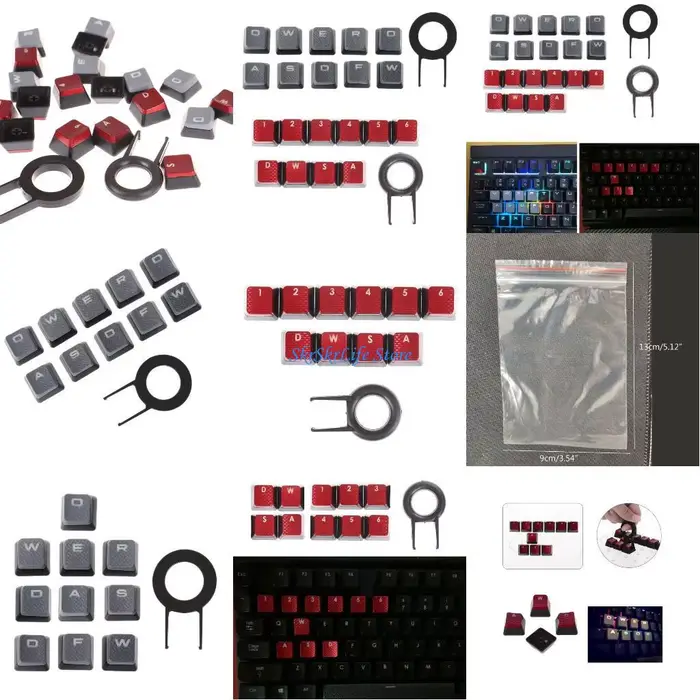 E65E Anti Slip Keycaps pour K70 RGB K95 K90 K65 K63 Keyboards mécaniques