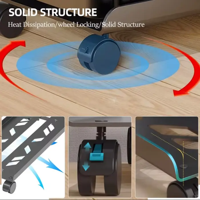 Support pour tour d'ordinateur compatible avec la plupart des PC pour le bureau à domicile