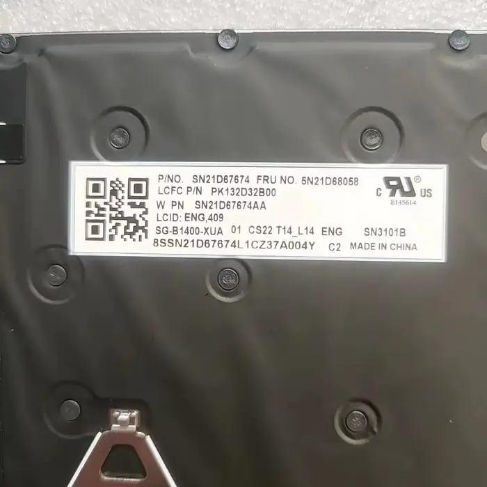 Nouveau rétro-éclairage Original disposition américaine pour IBM Thinkpad T14 Gen3 noir gris clavier d'ordinateur portable SG-B1400-XUA SN3101B PK132D32B00 TDH9505
