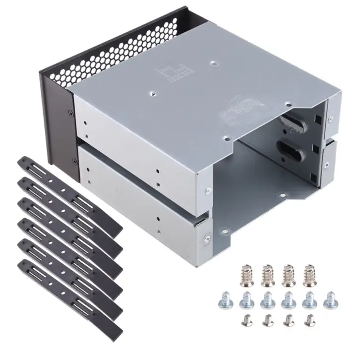 Cages de disque dur à 3 disques 3.5 à 5.25, 2 châssis dans le châssis, boîtier de disque dur, stocka