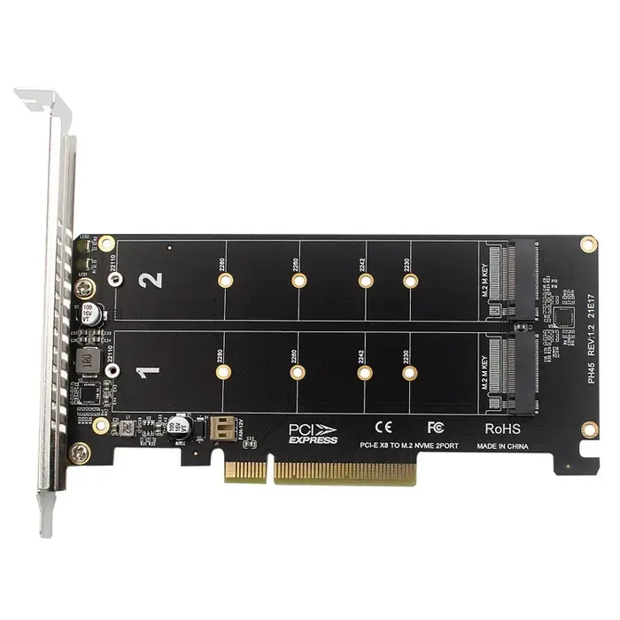 Carte mère pour touristes M.2 NVMe PCIe x8