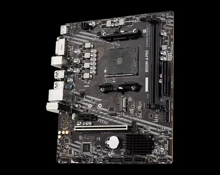 MSI B550M-A PRO AMD carte mère de jeu AM4 DDR4 M.2 prend en charge Ryzen CPU R3 R5 R7 série 5000 et 3000