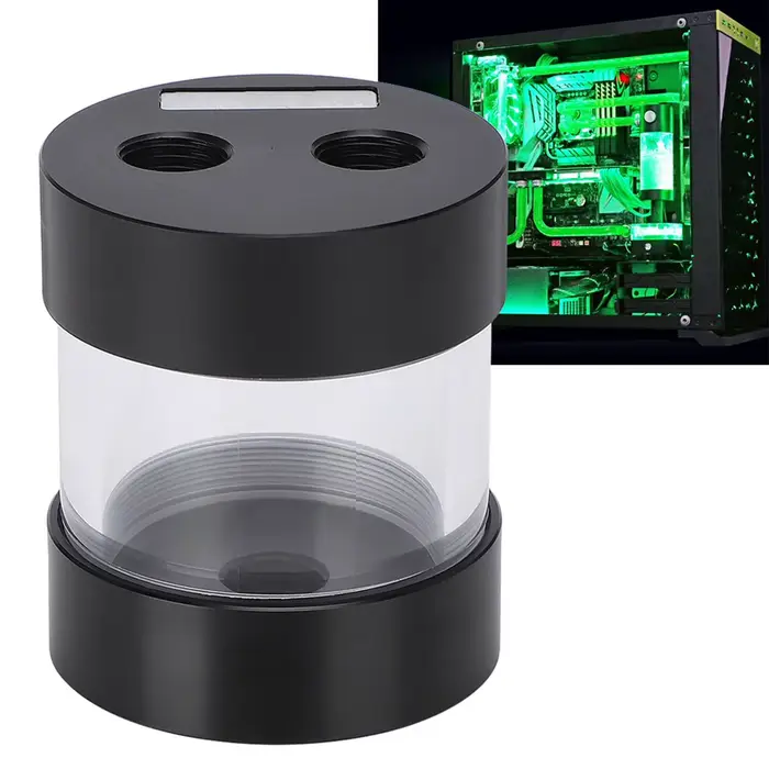 Réservoir d'eau de refroidissement cylindrique à 3 trous