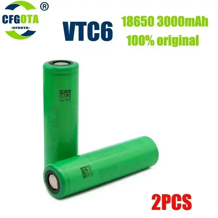 Batterie Li-ion rechargeable VTC6 3.7V 3000mAh