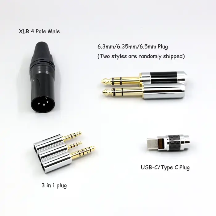 Câble d'écouteur mixte en graphène 7N OCC blindé, pour Sennheiser HD580 HDfemale HD650 HDxxx HD660S