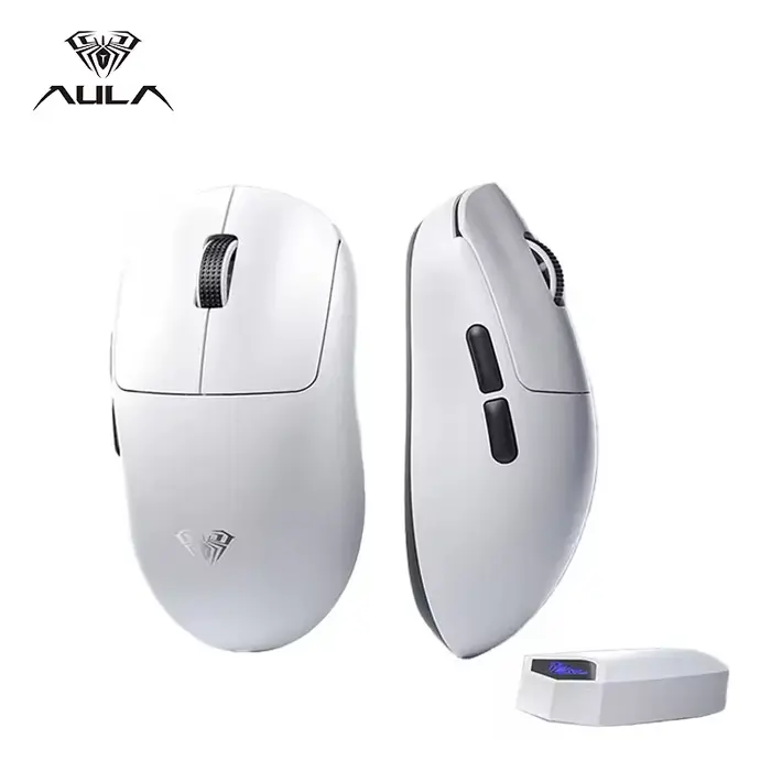 AULA SC800 souris de jeu USB-C filaire/2.4G 37g léger 8K Paw3395 capteur souris personnalisées PC e-