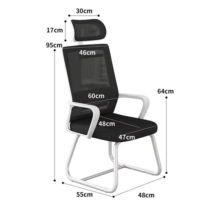 Gaming garçons chaises noires confortable orthopédique