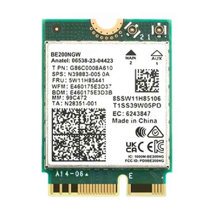 ZIZI WiFi 7 pour carte réseau sans fil BE200 BT5.4