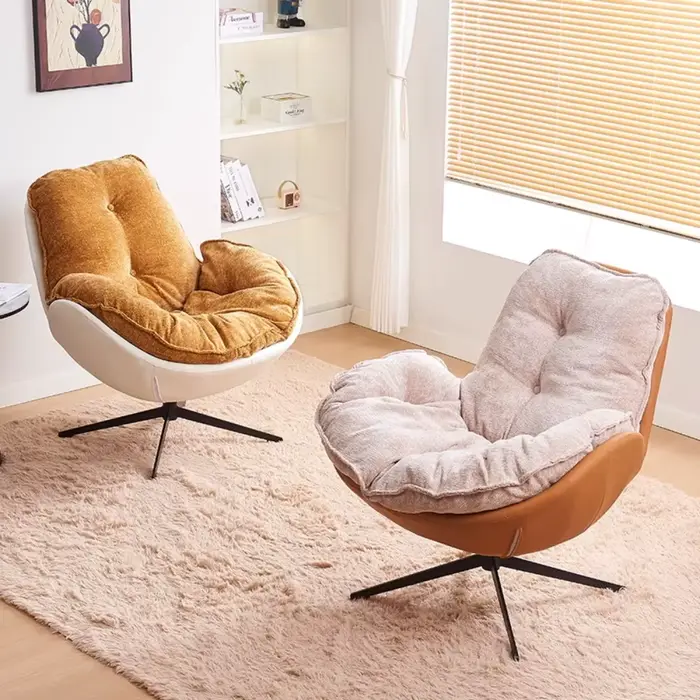 Chaises pivotantes modernes de jeu confortables avec coussins